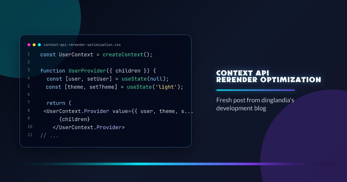 Context API Re-render Optimization