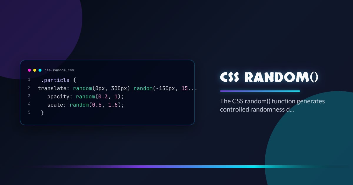 CSS random() thumbnail