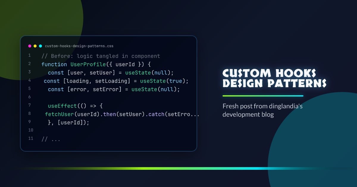 Custom Hooks Design Patterns