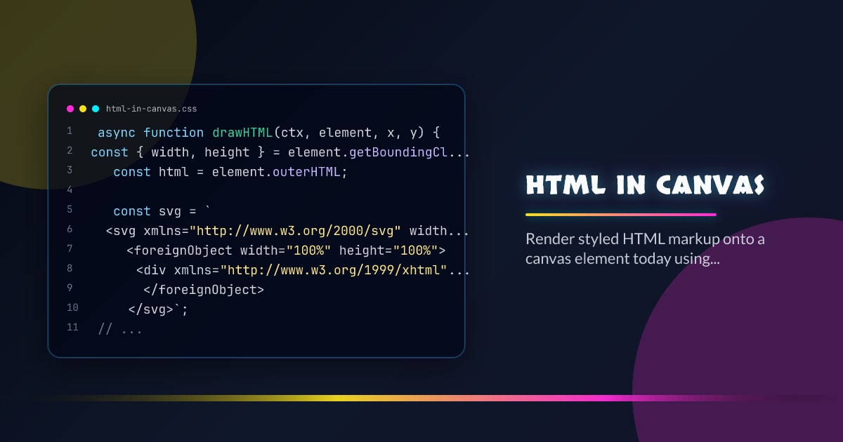 HTML in Canvas thumbnail
