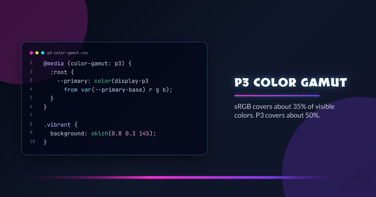 P3 Color Gamut: The Most Vibrant Color Model
