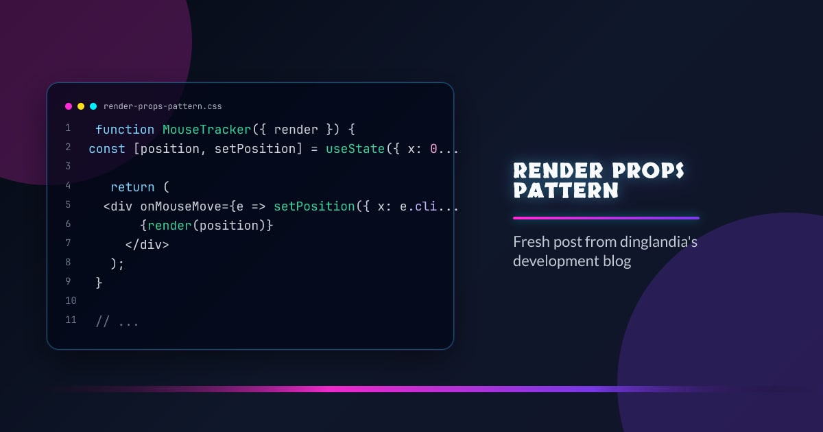 Render Props Pattern