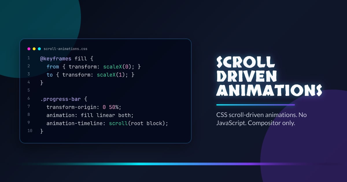 Scroll-Driven Animations thumbnail