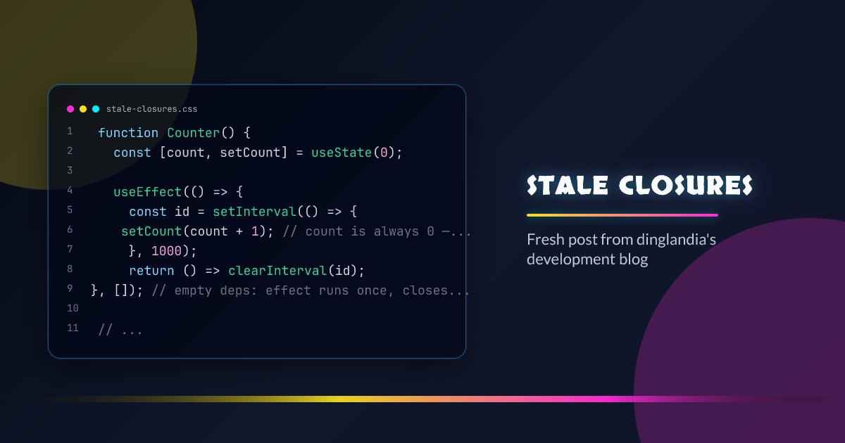 Stale Closures in React