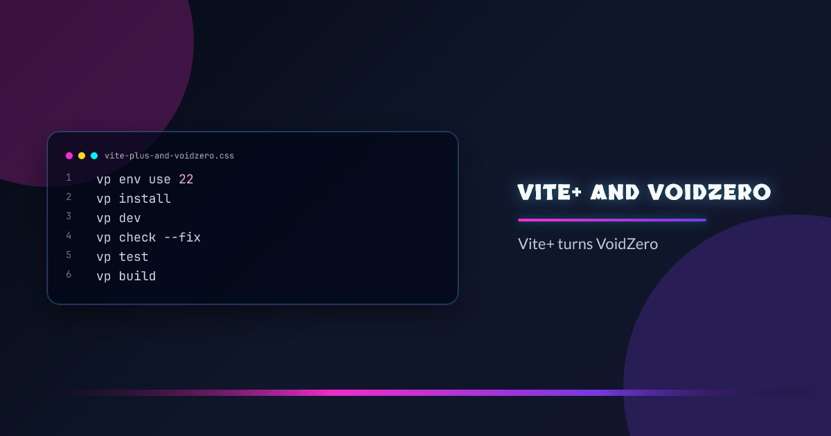 Vite+ and VoidZero thumbnail